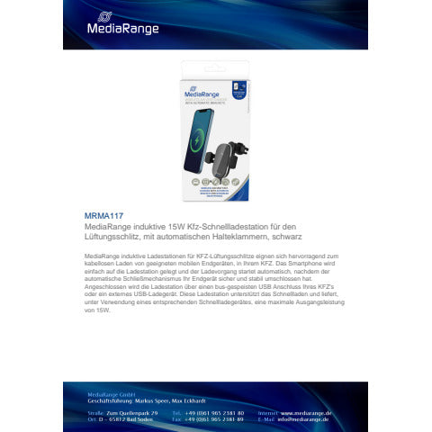 media-range-supporto-caricatore-smartphone-auto-nero-mrma117