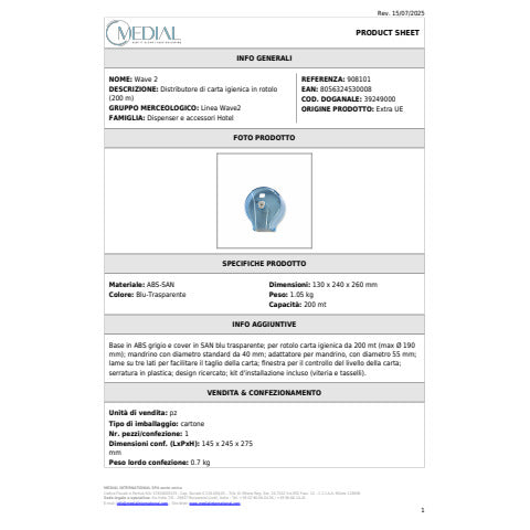 medial-distributore-carta-igienica-rotolo-wave-200m-blu-trasparente-240x130x260mm-908101