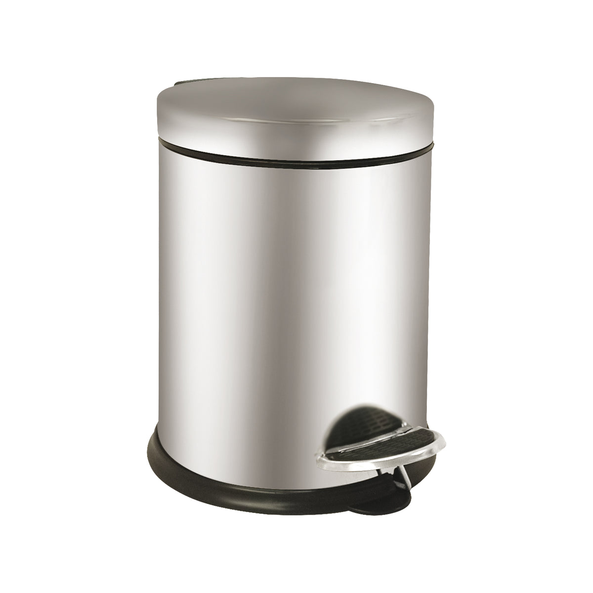 medialinternational-pattumiera-pedale-bin-basic-3l-acciaio-inox