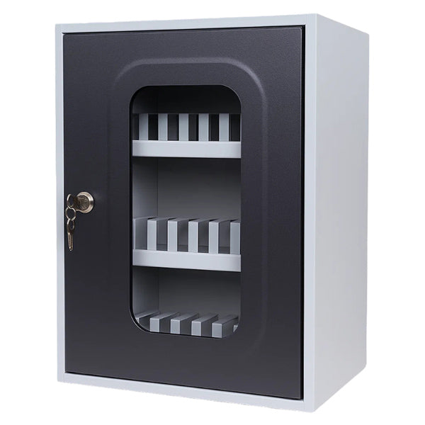 metalplus-casetta-portacellulari-30-posti-c-anta-trasparente-doppia-chiave