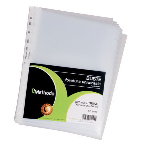 methodo-buste-perforazione-universale-strong-22x30-cm-alto-spessore-conf-50-pz-finitura-liscia-x212395