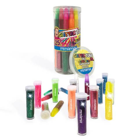 mitama-colla-glitter-tubo-formati-colori-assortiti-conf-25-pezzi-62861