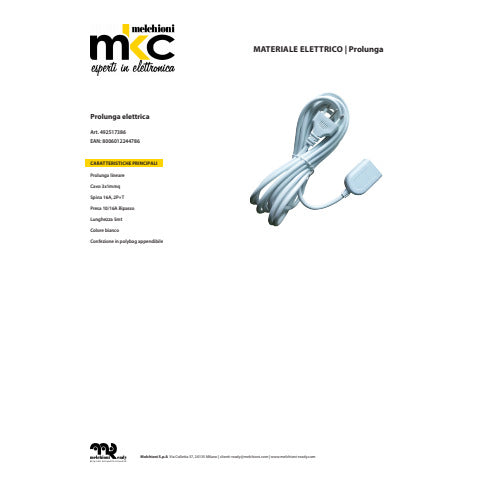mkc-prolunga-elettrica-spina-16a-presa-10-16a-cavo-3x1-mmq-bianca-cavo-5-m-492517386