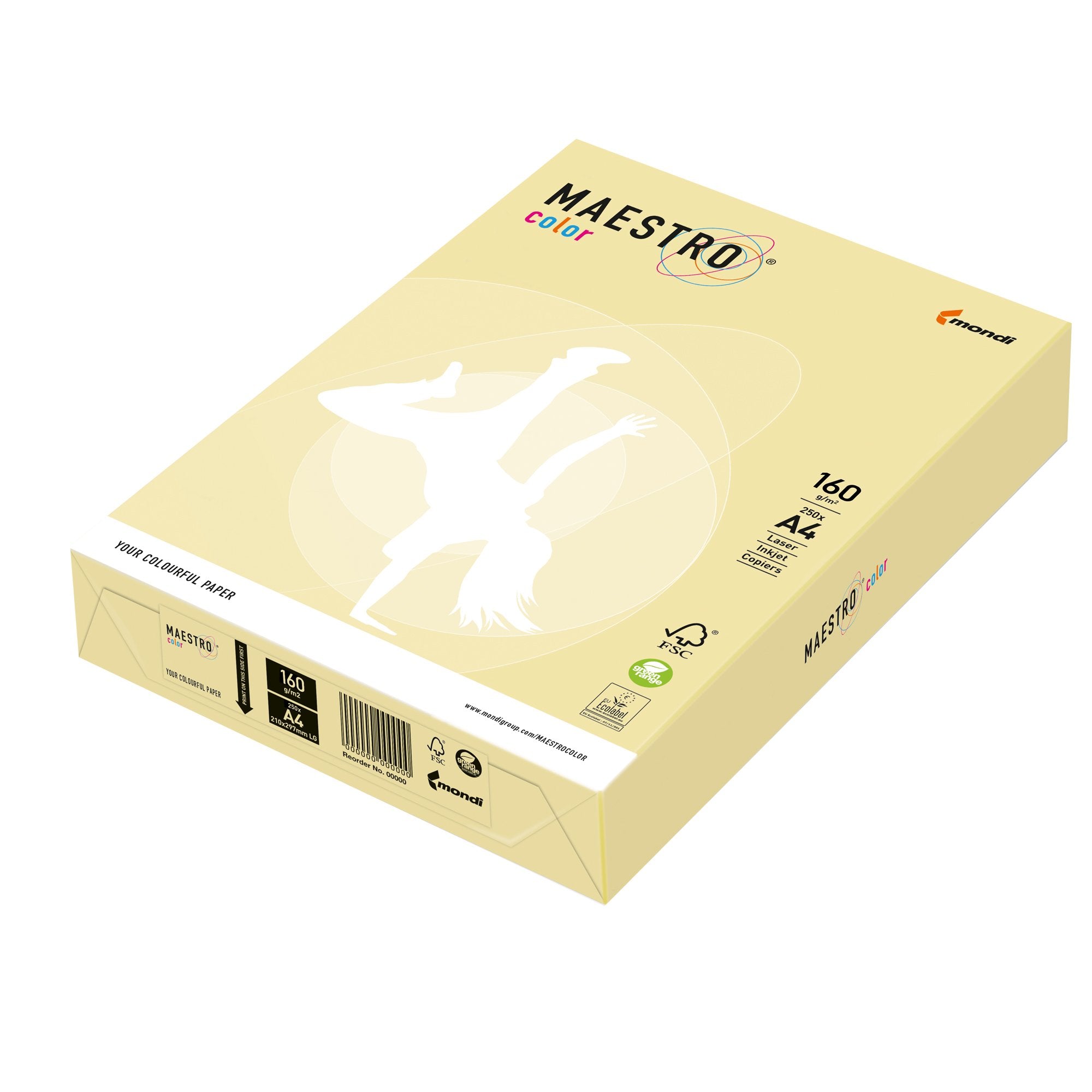 mondi-carta-maestro-color-a4-210x297mm-160gr-250fg-giallo-tenue-ye23