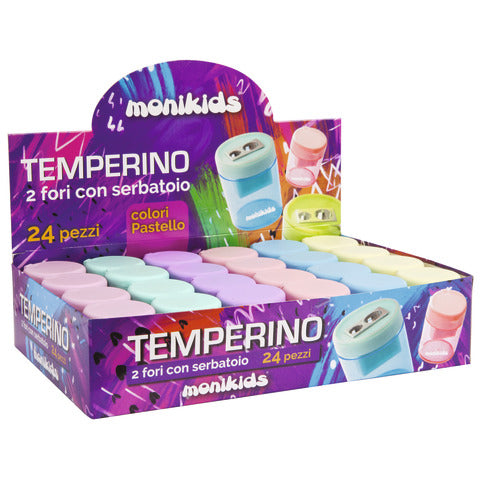 nikoffice-temperamatite-2-fori-serbatoio-tondo-colori-pastello-assortiti-12nik049