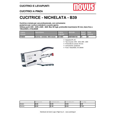 novus-cucitrice-pinza-b39-cromata-fino-50-fogli-h106039