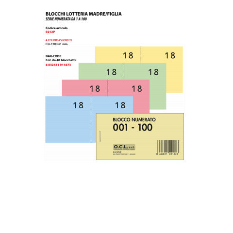 ocl-blocchi-lotteria-madre-figlia-o-c-l-serie-numerata-1-100-4-colori-assortiti-conf-40-pz-0212p