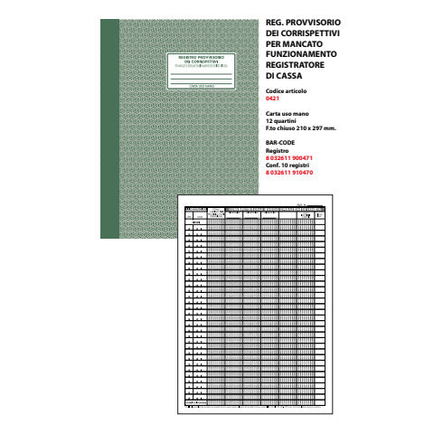 ocl-registro-provvisorio-corrispettivi-mancato-funzionamento-registratore-cassa-o-c-l-21x29-7-cm-0421
