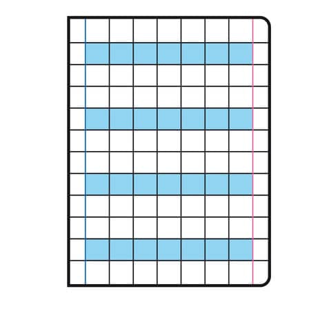 one-color-quaderno-maxi-100-gr-didattico-a4-quadretti-10-colori-assortiti-181-fogli-7044