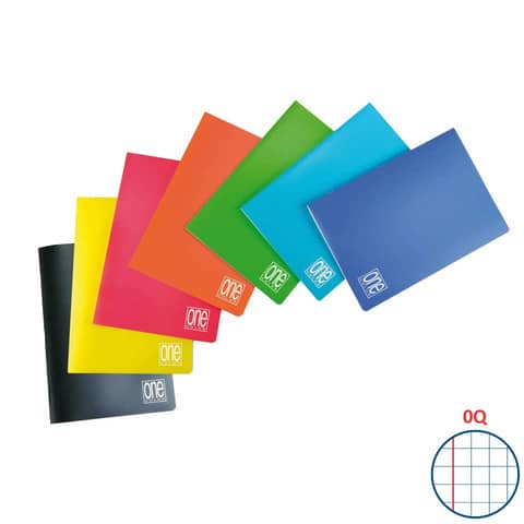 one-color-quaderno-punto-metallico-maxi-one-a4-color-pm-ppl-80-gr-quadretti-q-margini-201-ff-colori-assortiti-5575