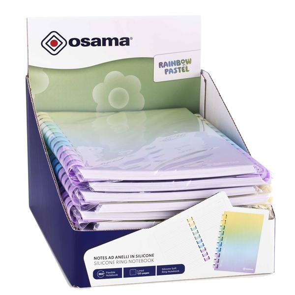 osama-blocco-notes-anelli-righe-b5-80gr-80fg-rainbow-pastel