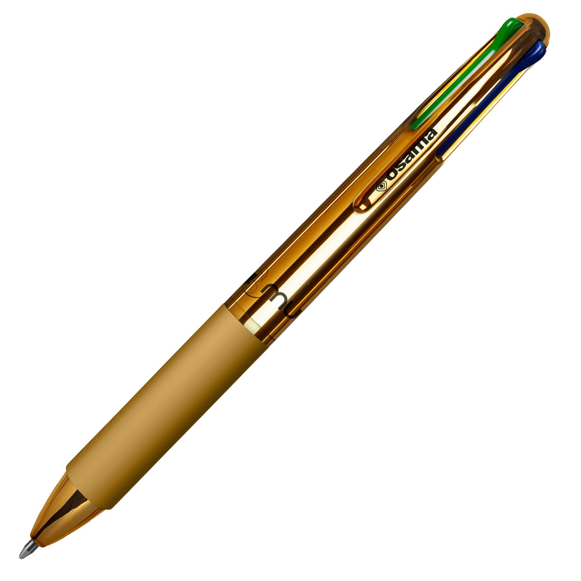 osama-penna-sfera-4-colori-4-multi-1-0mm-chrome-metallic-gold