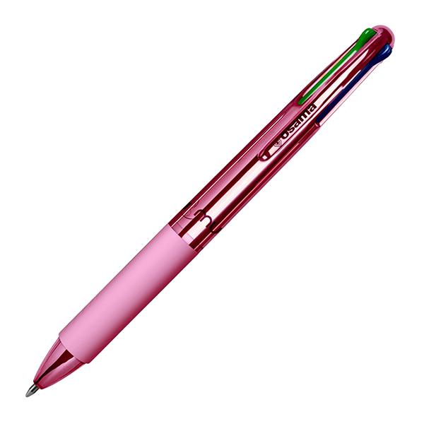 osama-penna-sfera-4-colori-4-multi-1-0mm-chrome-rose-pink