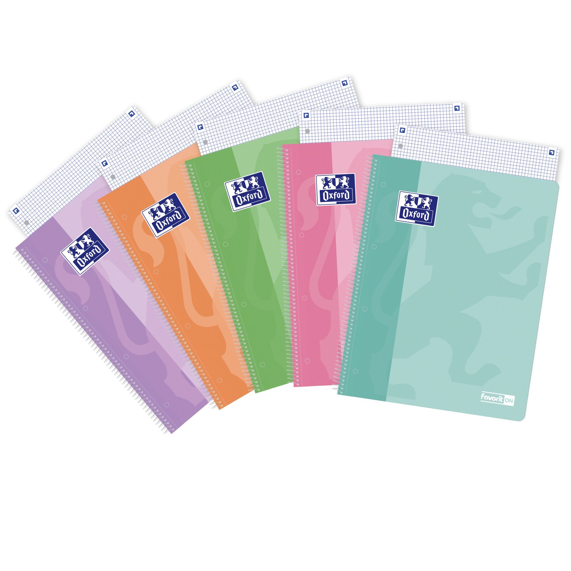 oxford-maxiquad-spiralato-a4-1-rigo-120fg-90g-colori-ass-pstelon