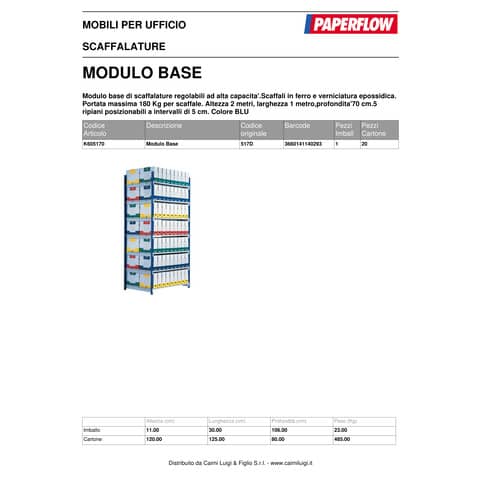 paperflow-scaffale-rangeco-5-ripiani-100x70xh200cm-modulo-base