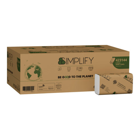 papernet-asciugamano-piegato-z-simplify-2-veli-bianco-conf-20-pz-200-ff-pura-cellulosa-423144