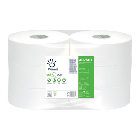 papernet-carta-igienica-bio-tech-maxi-jumbo-2-veli-pura-cellulosa-bianco-conf-6-pz-407567