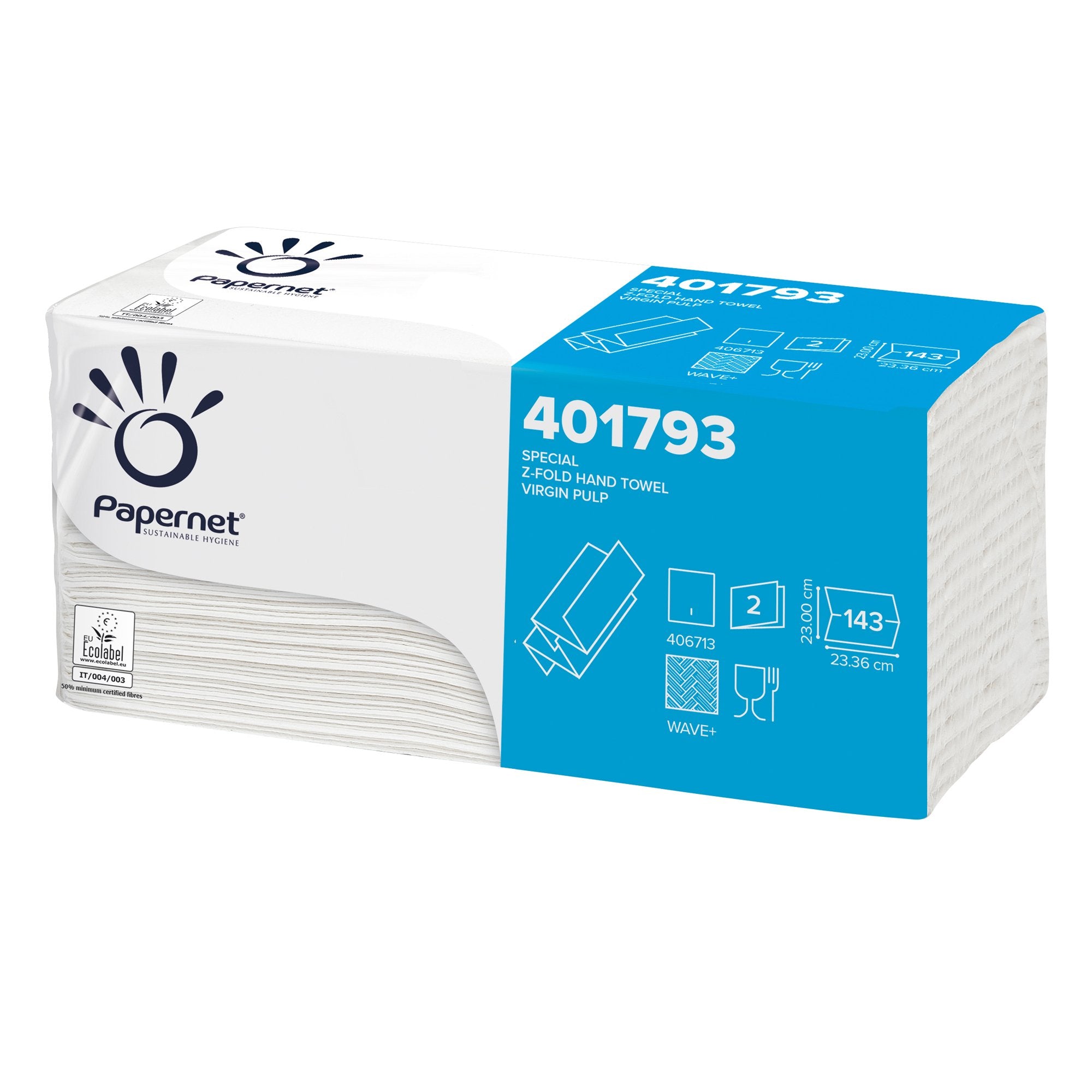 papernet-pacco-143-asciugamani-piegati-z-goffrato-onda-ecolabel