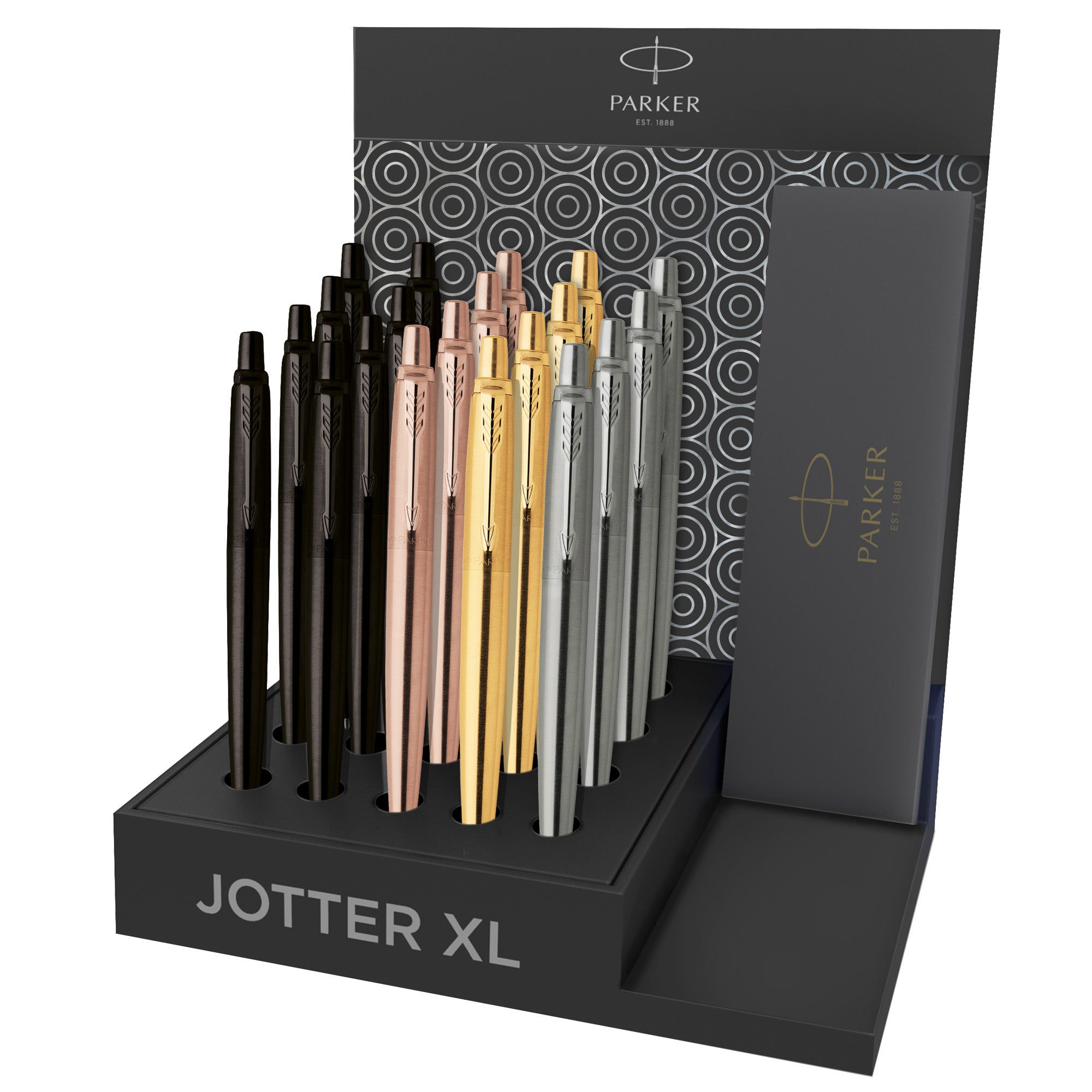 parker-expo-banco-20-penne-sfera-jotter-xl-monochrome-colori-assortiti