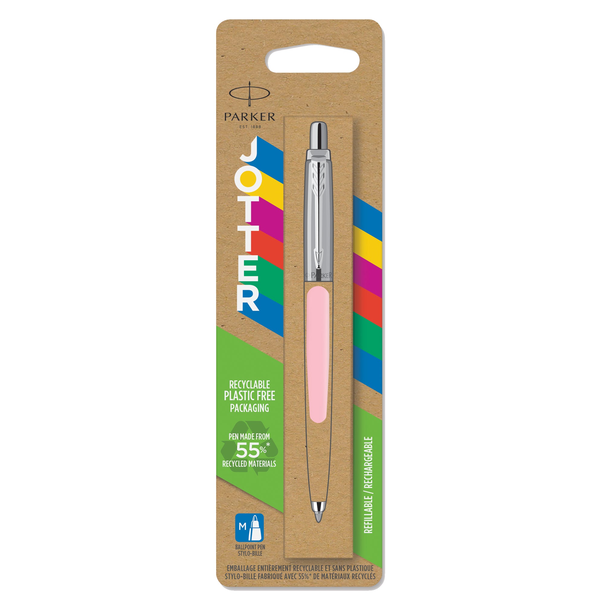 parker-penna-sfera-jotter-original-punta-m-fusto-rosa