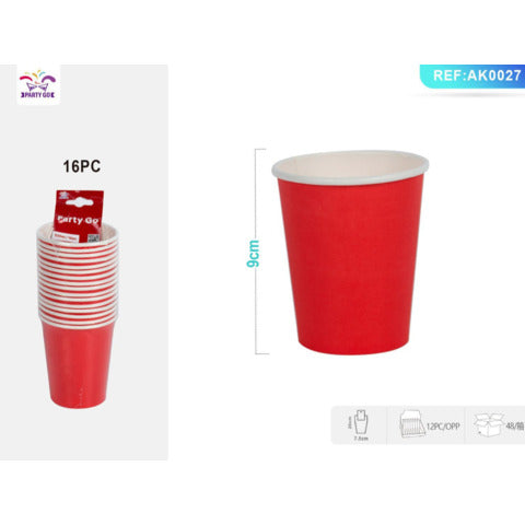 party-go-bicchieri-carta-rossi-conf-16-pz-27-ml-ak0027