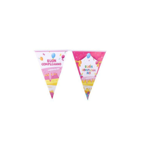 party-go-festone-bandierine-triangolari-h-30-cm-x-10-m-rosa-aa0079-t