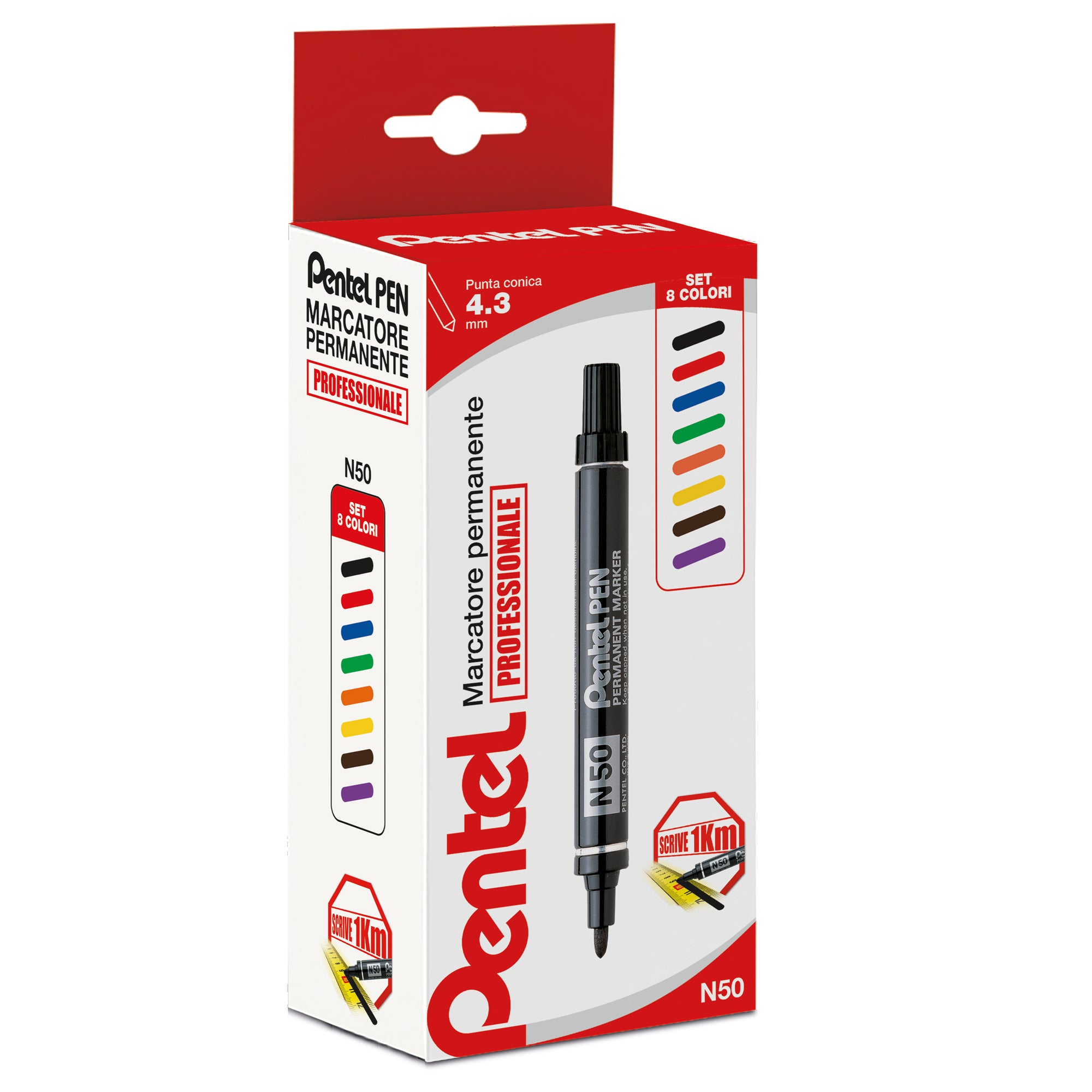 pentel-astuccio-marcatore-pen-n50-8-col-assortiti-p-tonda