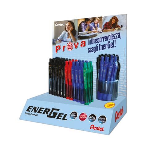 pentel-display-banco-energel-bl107-scatto-60-pezzi-colori-assortiti-0100941