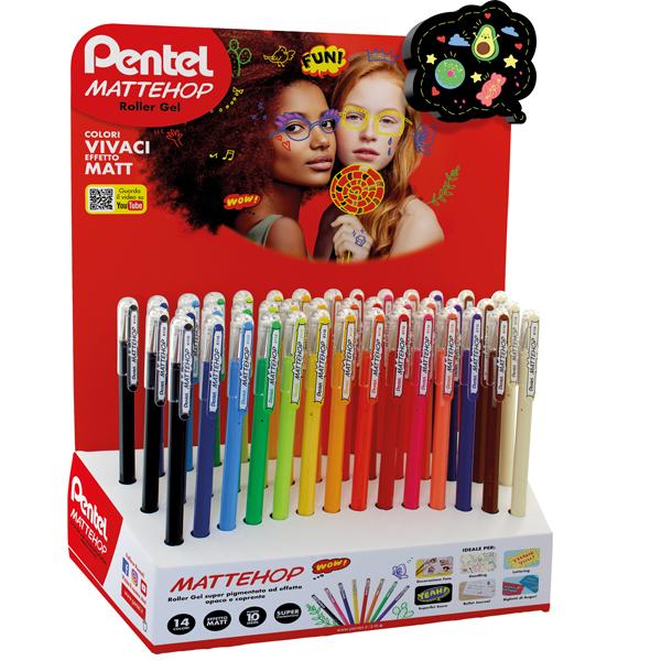 pentel-expo-42pz-penna-gel-mattehop-punta-1-0mm-colori-assortiti