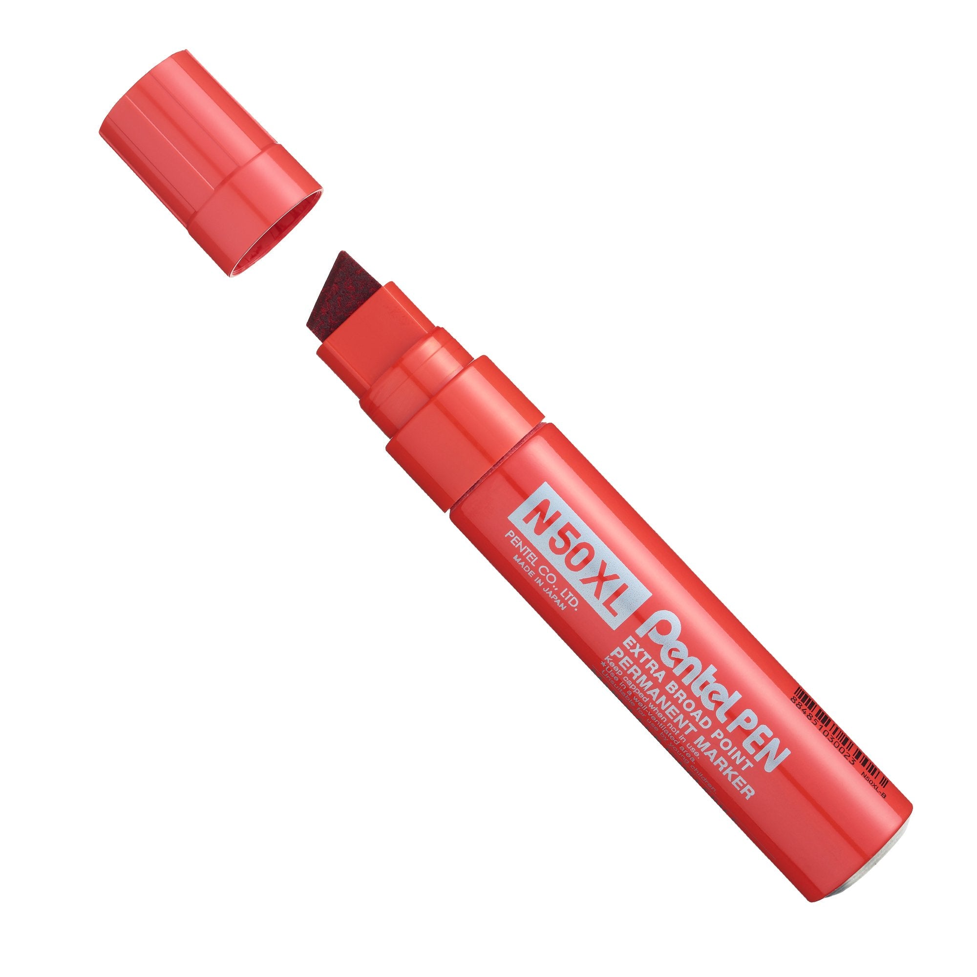 pentel-marcatore-n50-extra-large-rosso-punta-scalpello-8-15-4mm