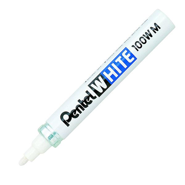 pentel-marcatore-white-x100w-m-bianco-p-3-9mm-vernice
