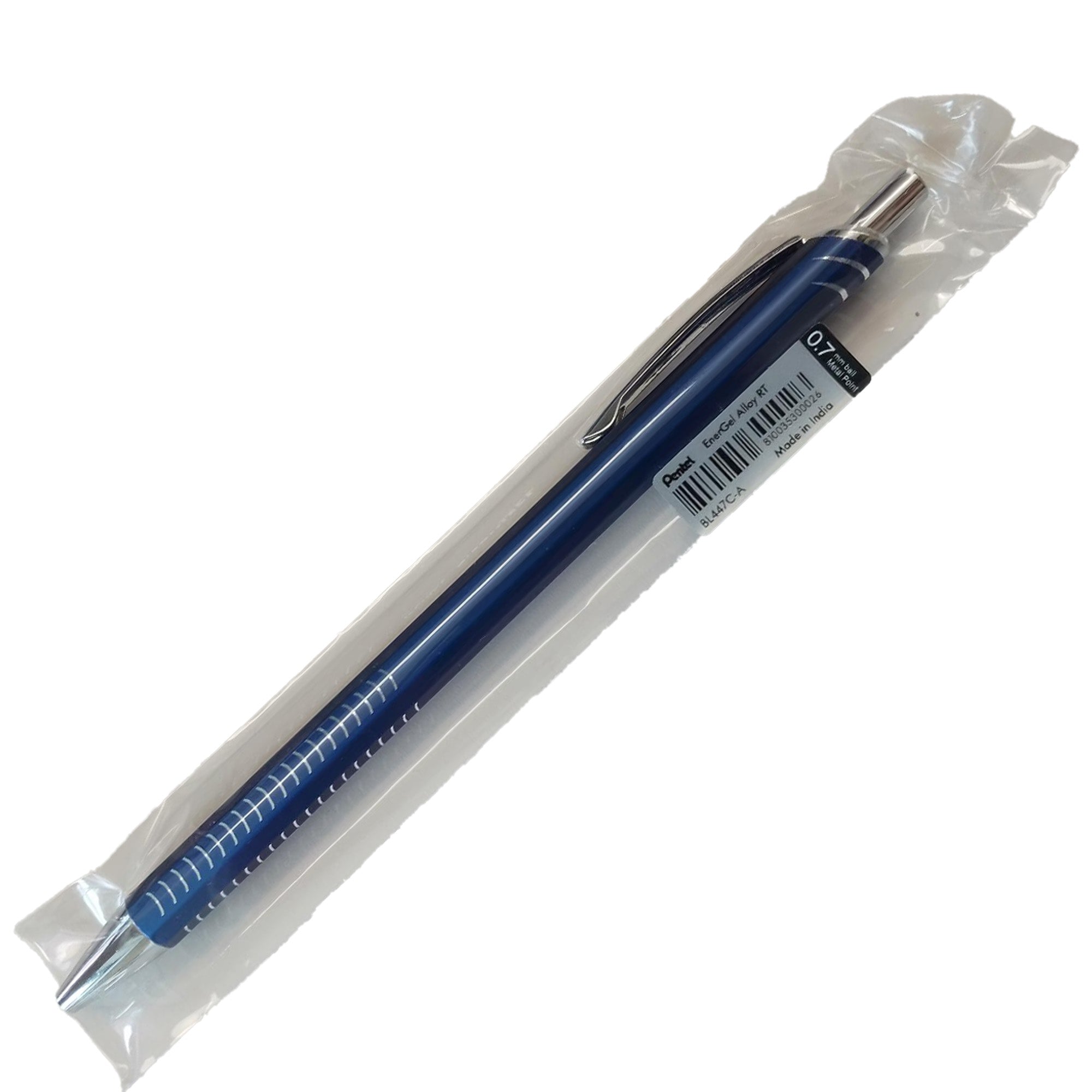 pentel-roller-energel-metal-slim-punta-0-7mm-fusto-blu