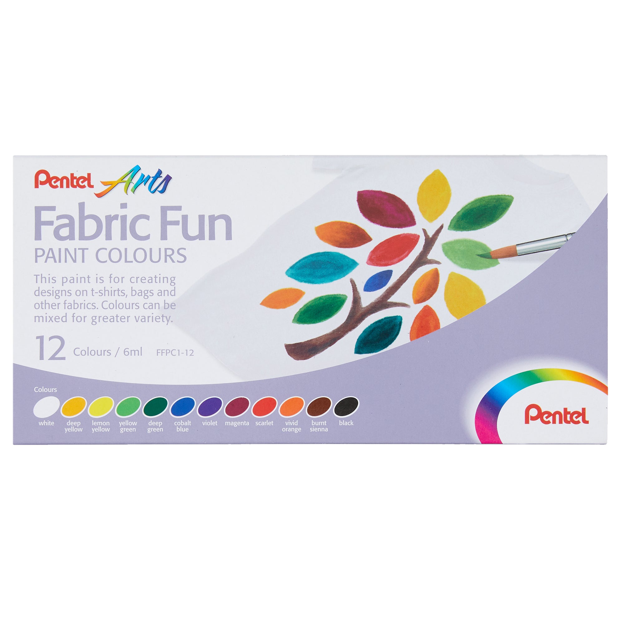 pentel-set-12-colori-base-tessuto-fabric-fun
