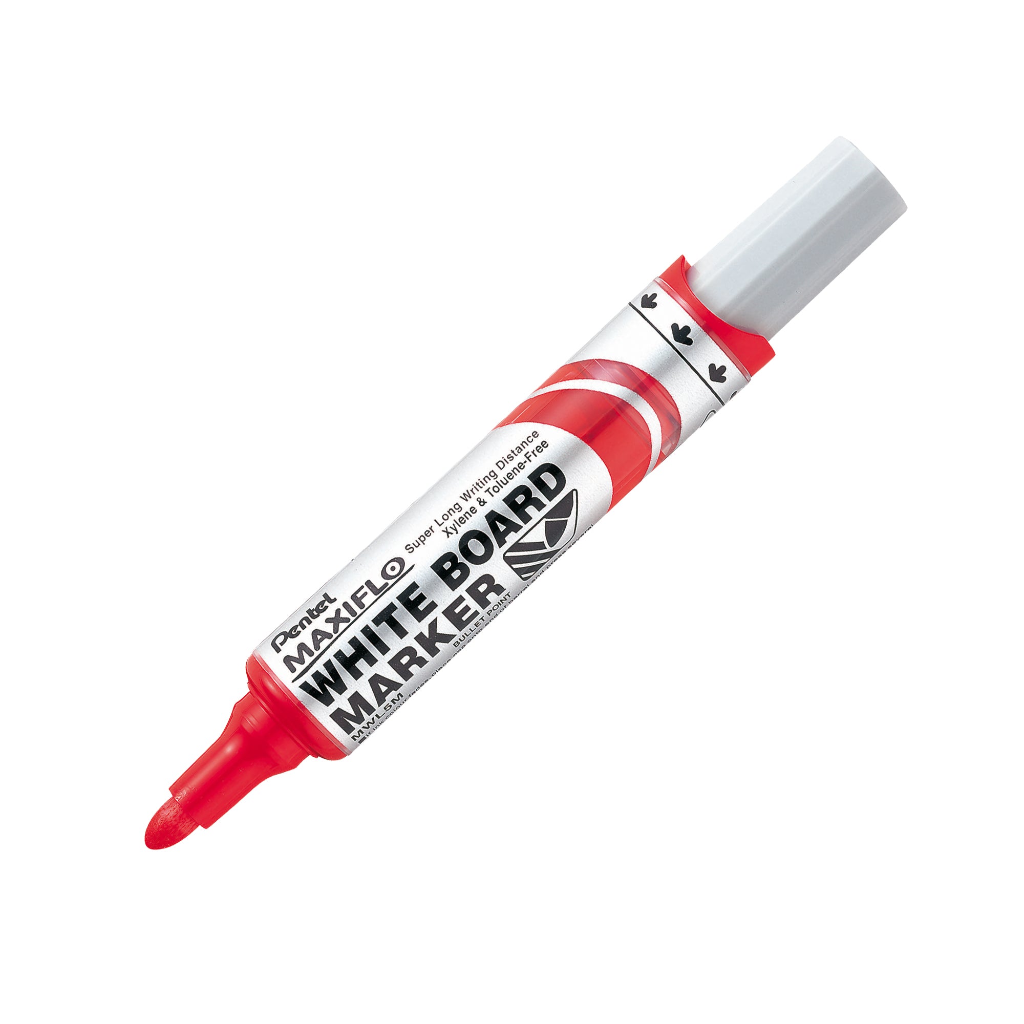 pentel-set-4-marcatori-maxiflo-mwl5m-6mm-assort-cancellino