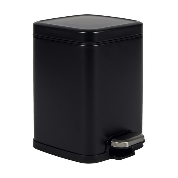 perfetto-bidone-pico-pedale-vaschetta-4l-nero-satinato
