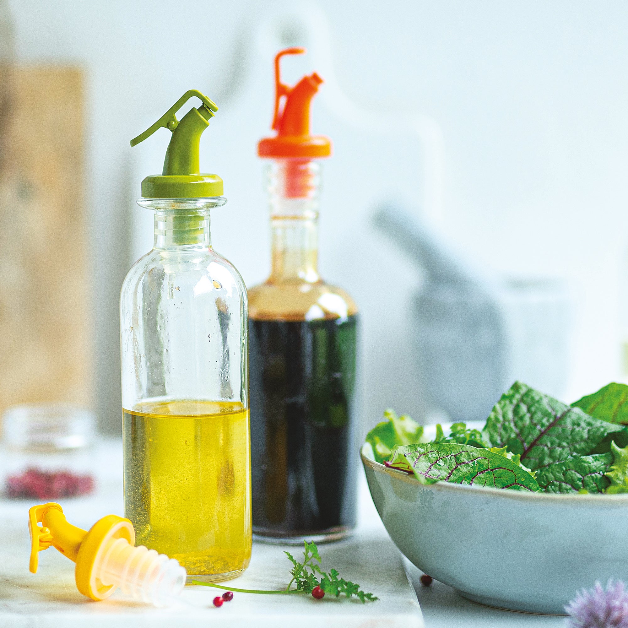 perfetto-set-2-tappi-olio-aceto-salvagoccia