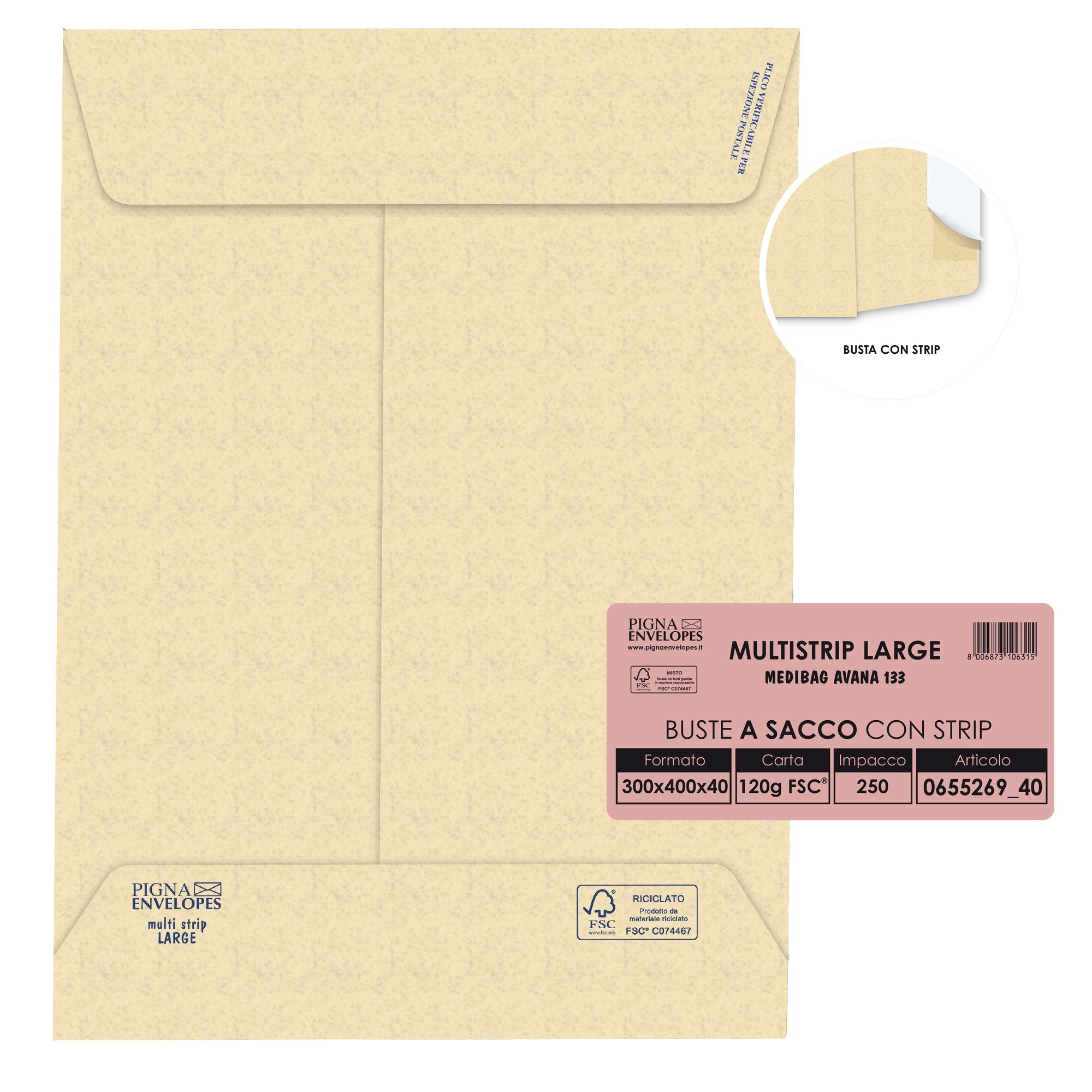 pigna-250-buste-avana-300x400x40mm-120gr-c-soffietto-strip-largemail