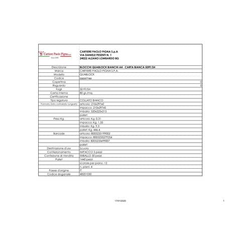 pigna-blocco-50-fogli-quablock-4-fori-a4-quadretti-4-mm-00609774m