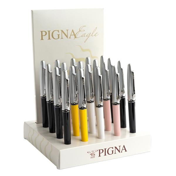 pigna-display-banco-20-penne-sfera-eagle-punta-m-fusto-colori-assortiti