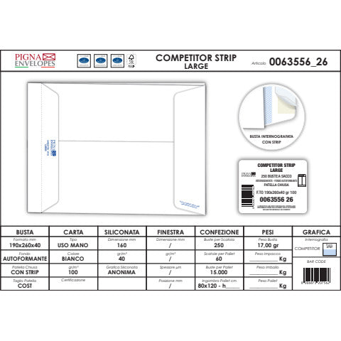 pigna-envelopes-buste-competitor-large-strip-190x260x40-bianco-conf-250-buste-0063556