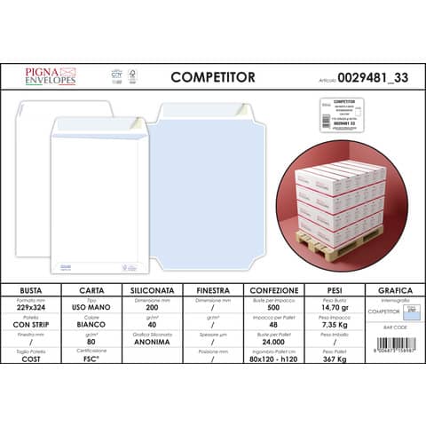 pigna-envelopes-buste-sacco-bianche-autoad-removibili-competitor-strip-80-g-mq-230x330-mm-conf-500-0029481