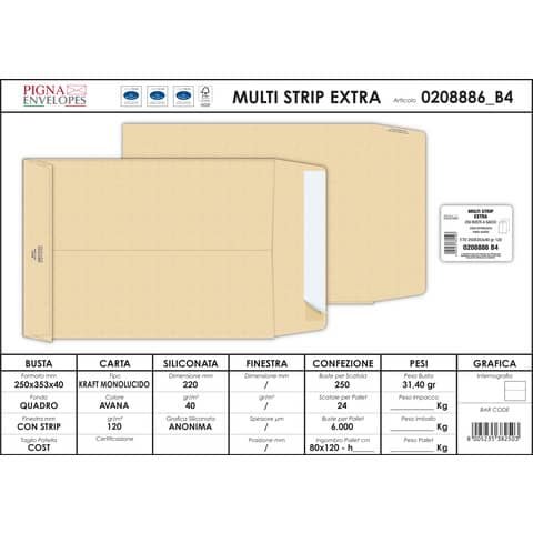pigna-envelopes-buste-sacco-soffietto-multi-strip-extra-254-x-35-cm-avana-conf-250-pezzi-0208886