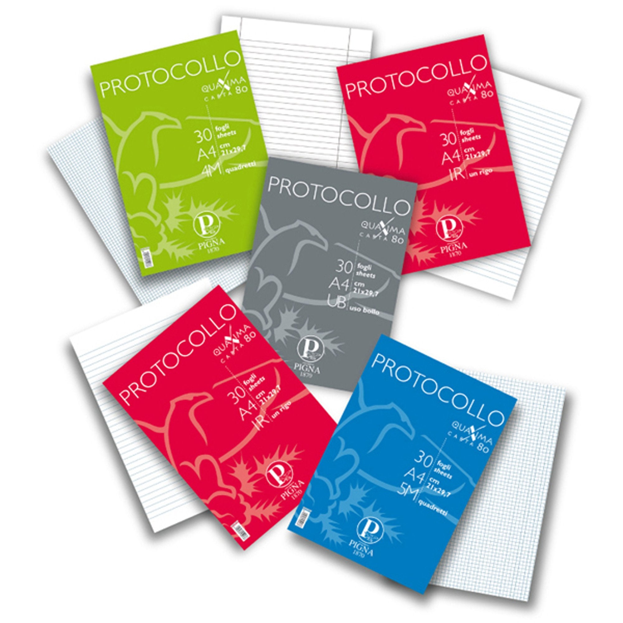 pigna-protocollo-a4-1rigo-200fg-80gr