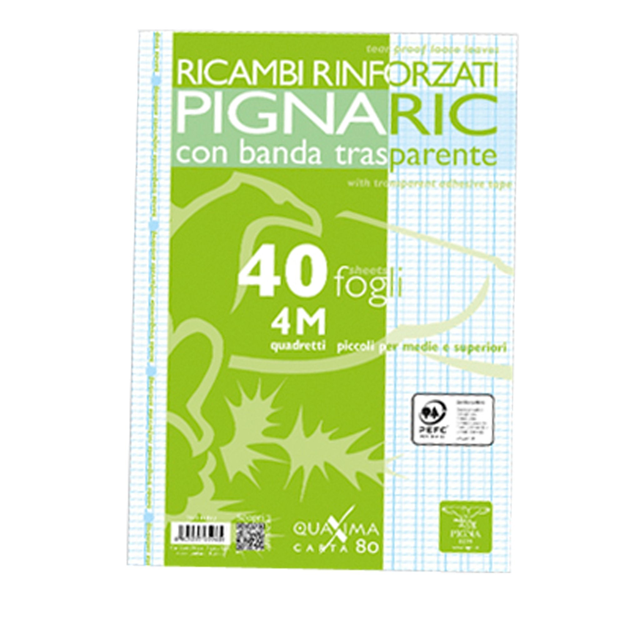 pigna-ricambi-forati-rinforzati-a4-4mm-40fg-80gr-ric