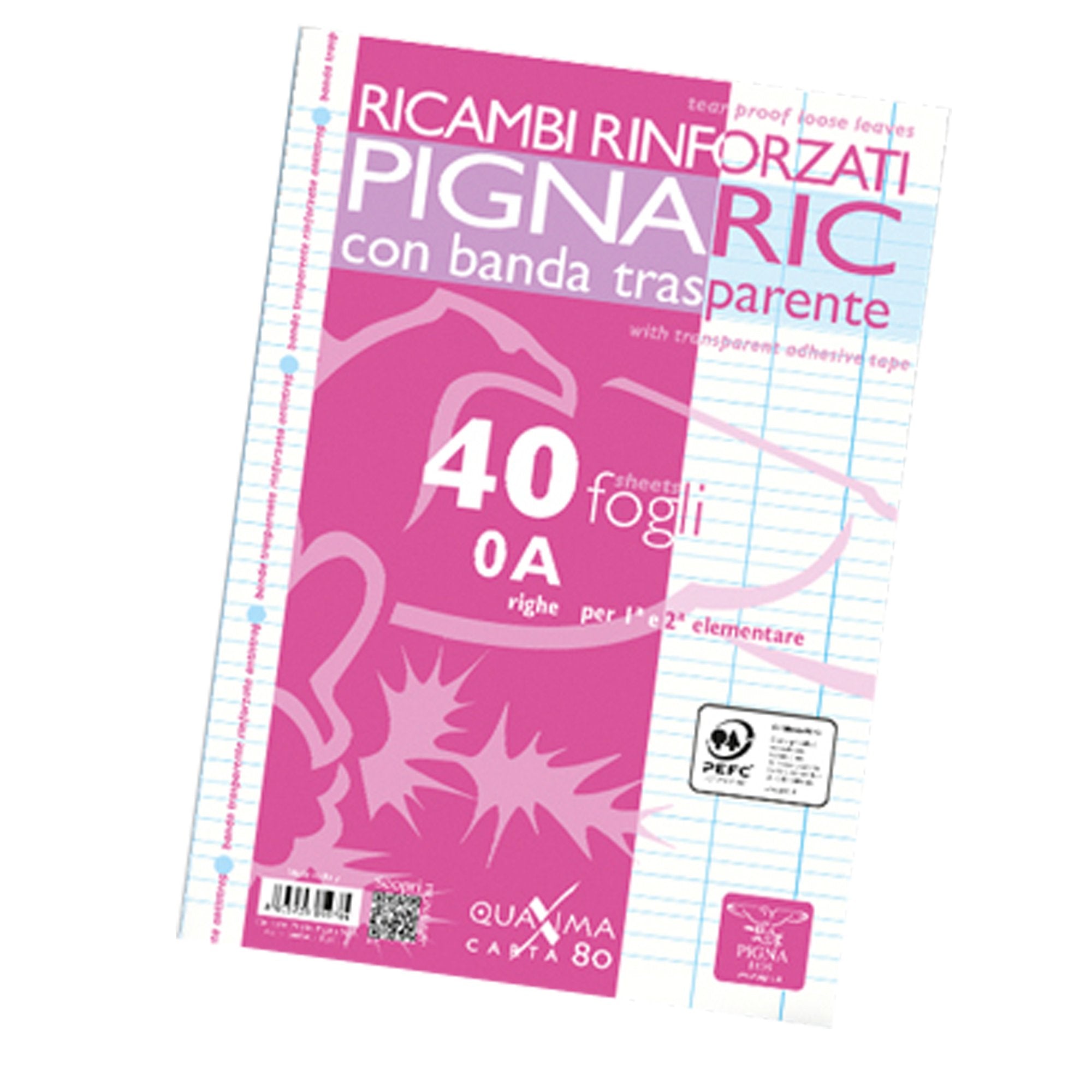 pigna-ricambi-forati-rinforzati-a4-rigo-1-40fg-80gr-ric