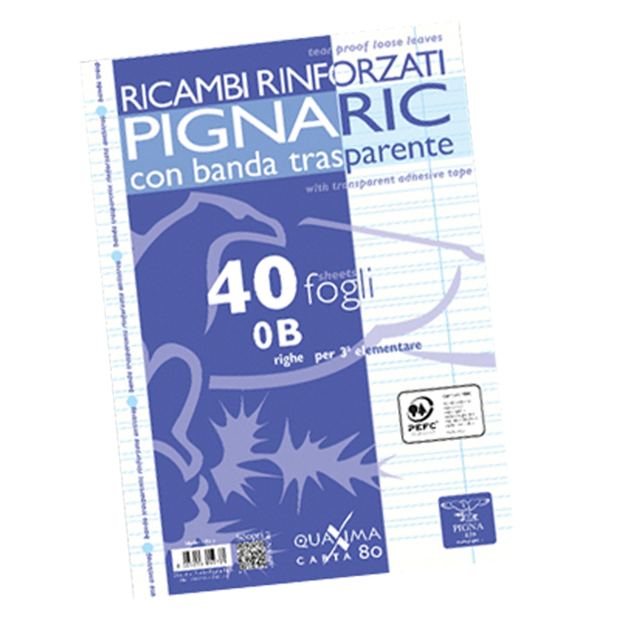 pigna-ricambi-forati-rinforzati-a4-rigo-3-40fg-80gr-ric