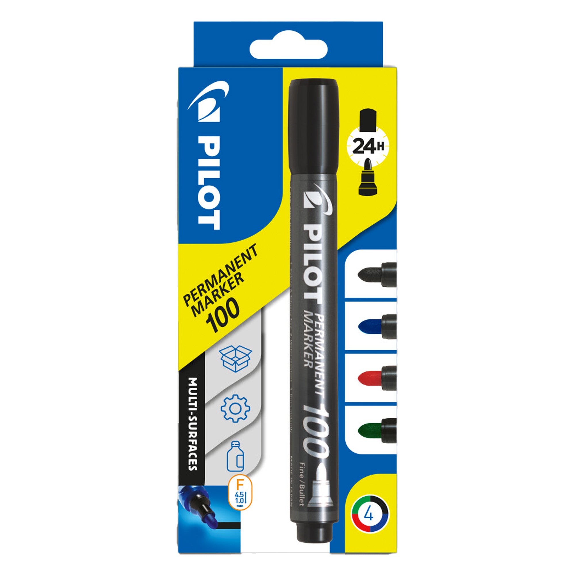 pilot-astuccio-4-marcatori-permanenti-100-colori-assortiti-p-tonda-4-5mm