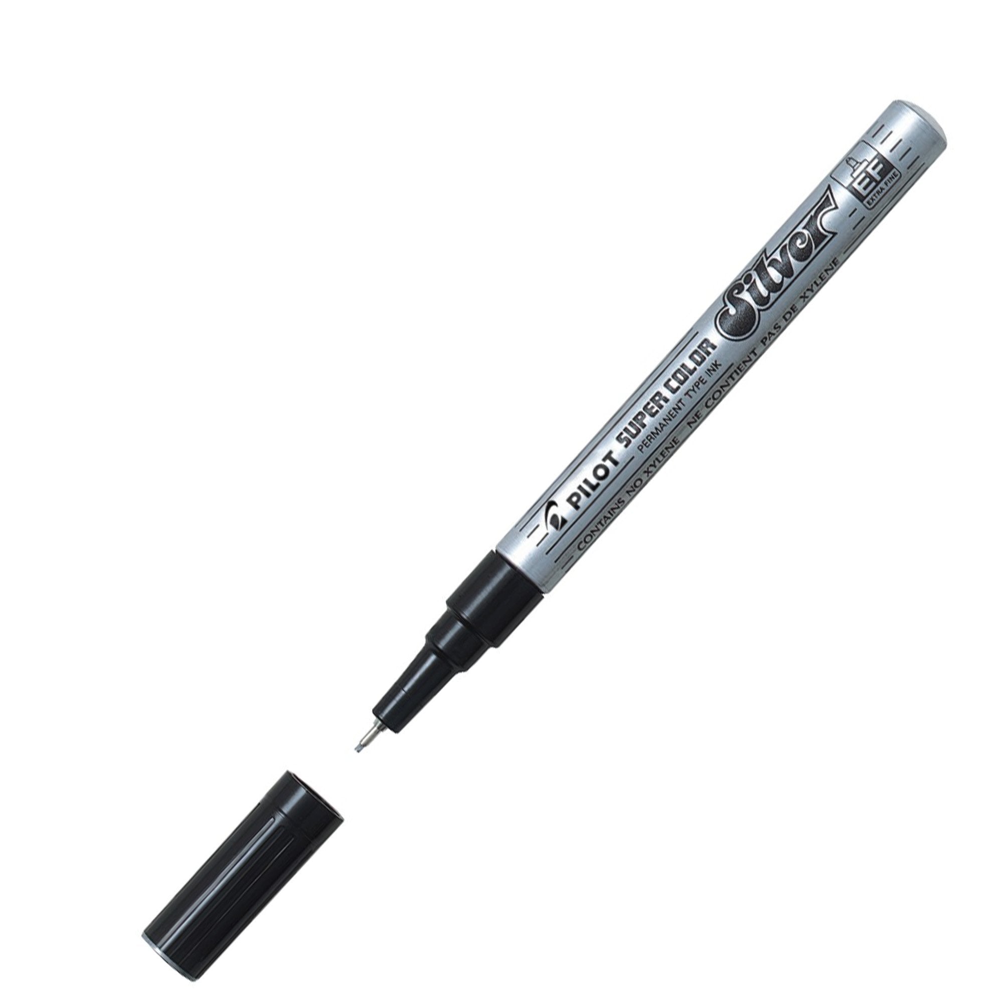 pilot-marcatore-super-color-punta-extra-fine-vernice-silver