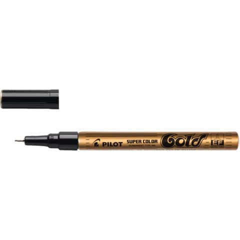 pilot-marcatore-vernice-super-color-punta-fibra-acrilico-1-mm-oro-002452