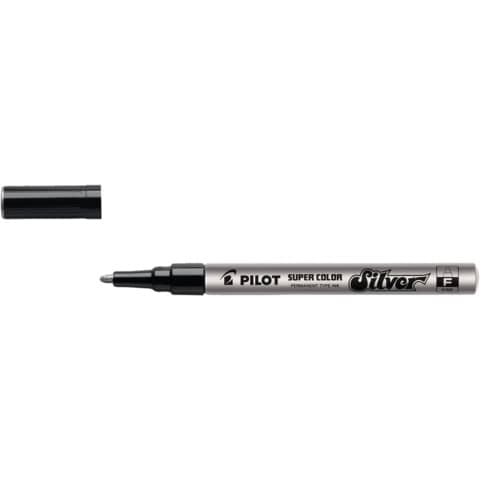 pilot-marcatore-vernice-super-color-punta-fibra-acrilico-3-mm-argento-002436